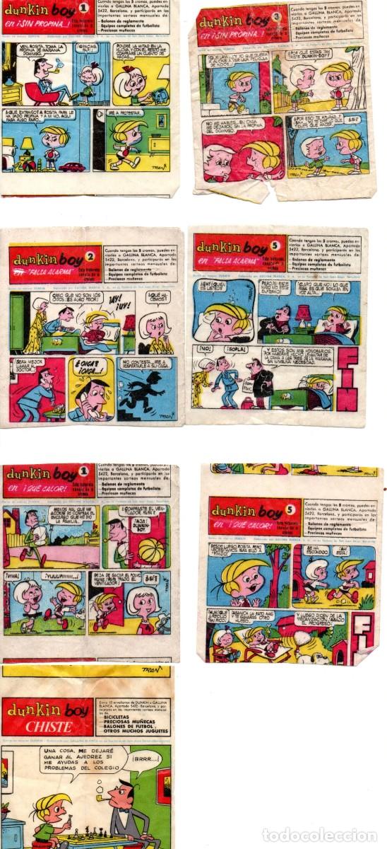 Coleccionismo cromos antiguos: Dunkin Boy cromos sueltos de historietas