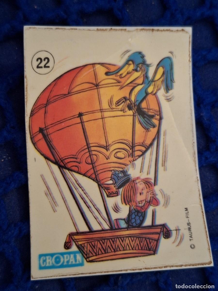 Coleccionismo cromos antiguos: CROPAN CROMO PLASTICO ALBUM WICKIE VIKINGO MUY DIFICIL NUMERO 22 SERIE CON CAPA PROTECTORA