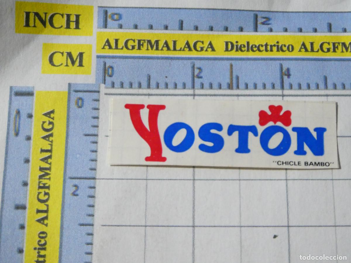 Coleccionismo cromos antiguos: CROMO CROMITO CHUCHER&Iacute;AS PASTELITOS. CHICLE BAMBO. YOSTON MARCAS DE ROPA