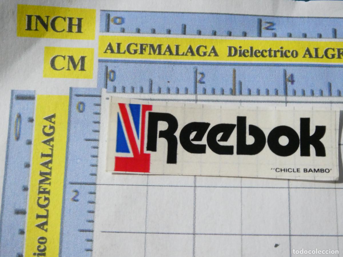 Coleccionismo cromos antiguos: CROMO CROMITO CHUCHER&Iacute;AS PASTELITOS. CHICLE BAMBO. REEBOK MARCAS DE ROPA