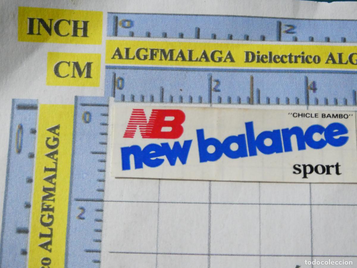 Coleccionismo cromos antiguos: CROMO CROMITO CHUCHER&Iacute;AS PASTELITOS. CHICLE BAMBO. NEW BALANCE MARCAS DE ROPA