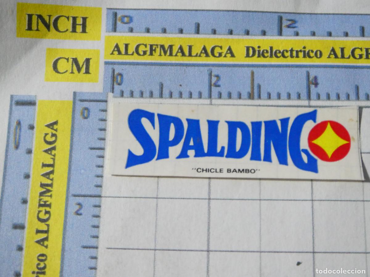 Coleccionismo cromos antiguos: CROMO CROMITO CHUCHER&Iacute;AS PASTELITOS. CHICLE BAMBO. SPALDING MARCAS DE ROPA