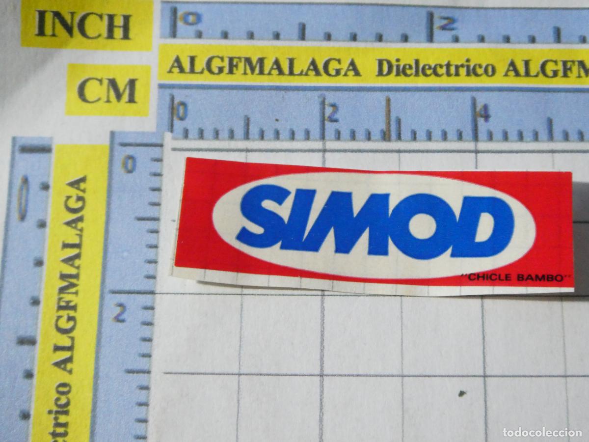 Coleccionismo cromos antiguos: CROMO CROMITO CHUCHER&Iacute;AS PASTELITOS. CHICLE BAMBO. SIMOD MARCAS DE ROPA