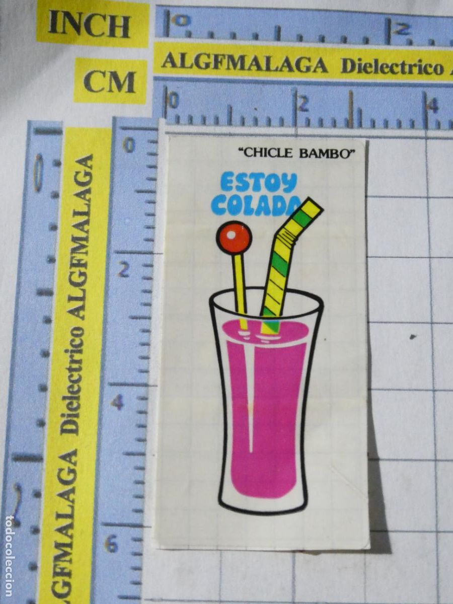 Coleccionismo cromos antiguos: CROMO CROMITO CHUCHER&Iacute;AS PASTELITOS. CHICLE BAMBO. ESTOY COLADO