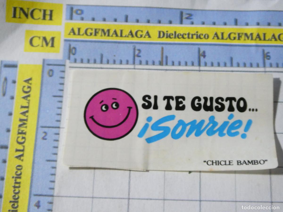 Coleccionismo cromos antiguos: CROMO CROMITO CHUCHER&Iacute;AS PASTELITOS. CHICLE BAMBO. SI TE GUSTO SONR&Iacute;E
