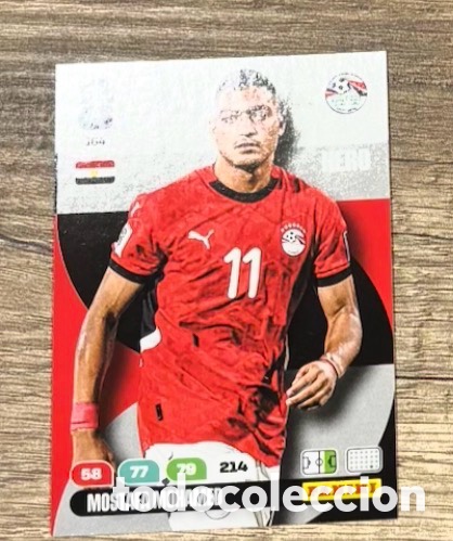 Coleccionismo cromos antiguos: 164 MOSTAFA MOHAMED EGIPTO Carta FIFA WORLD CUP 2026 mundial ADRENALYN XL