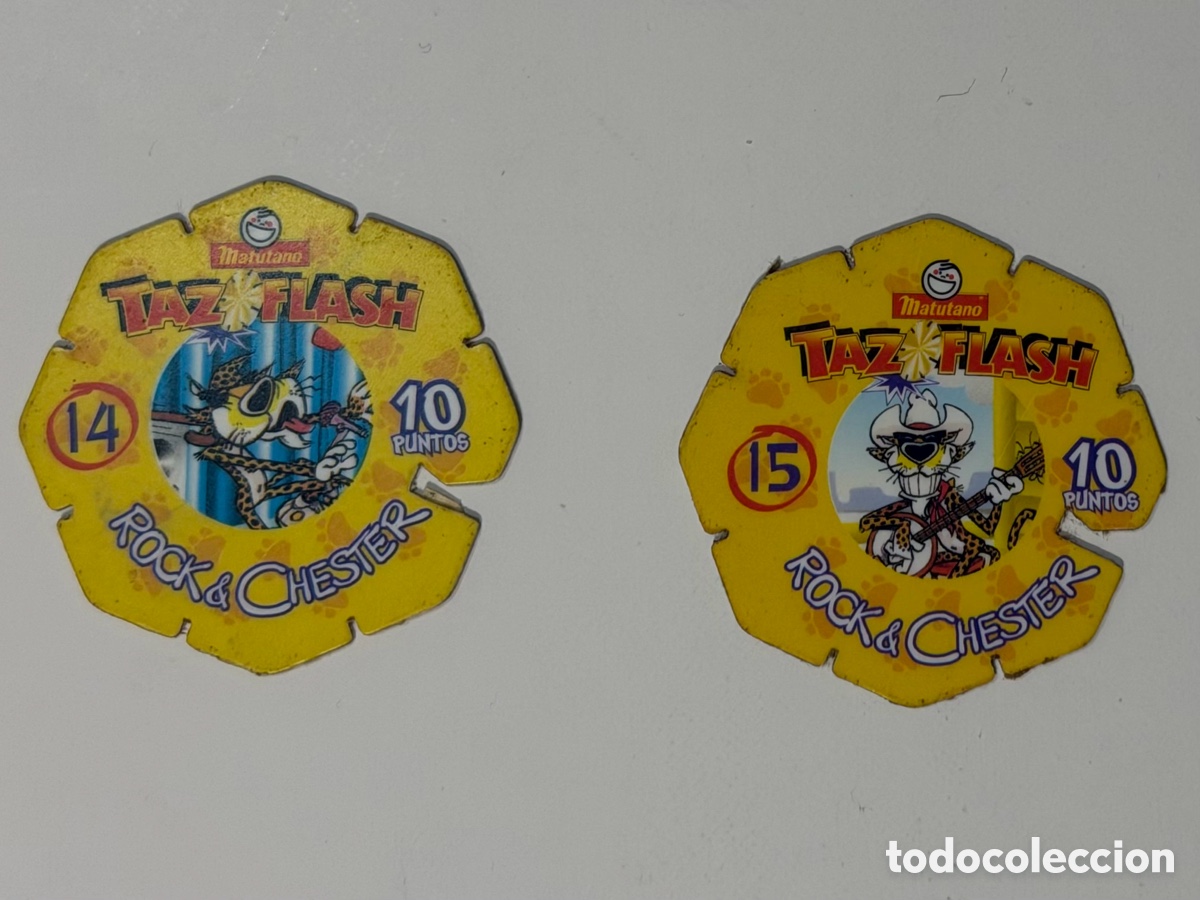 Coleccionismo cromos antiguos: TAZOS CHESTER MATUTANO - Foto 2