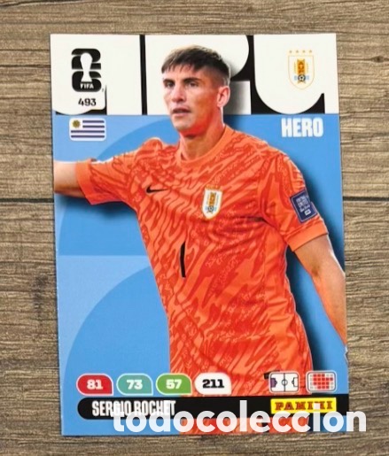 Coleccionismo cromos antiguos: 493 SERGIO ROCHET URUGUAY Carta FIFA WORLD CUP 2026 mundial ADRENALYN XL