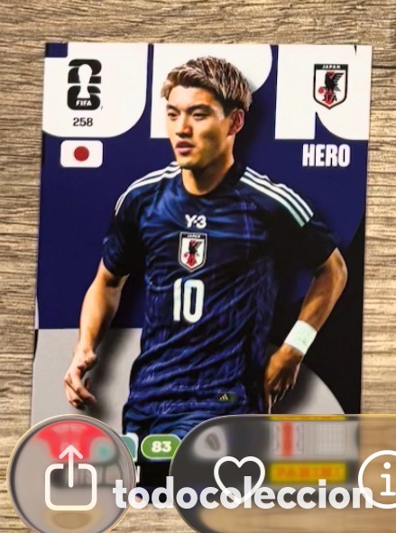 Coleccionismo cromos antiguos: 258 RITSU DOAN JAP&Oacute;N Carta FIFA WORLD CUP 2026 mundial ADRENALYN XL