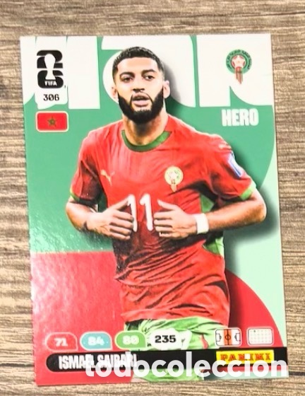 Coleccionismo cromos antiguos: 306 SAIBARI MARRUECOS Carta FIFA WORLD CUP 2026 mundial ADRENALYN XL