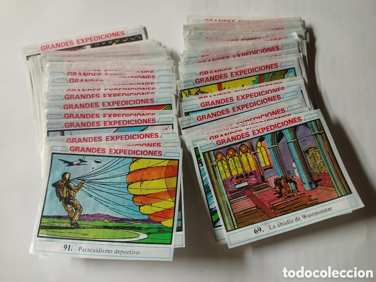 Coleccionismo cromos antiguos: LOTE, 90 CROMOS DUNKIN: OCEANIA, GRAND PRIX, GRANDES EXPEDICIONES.