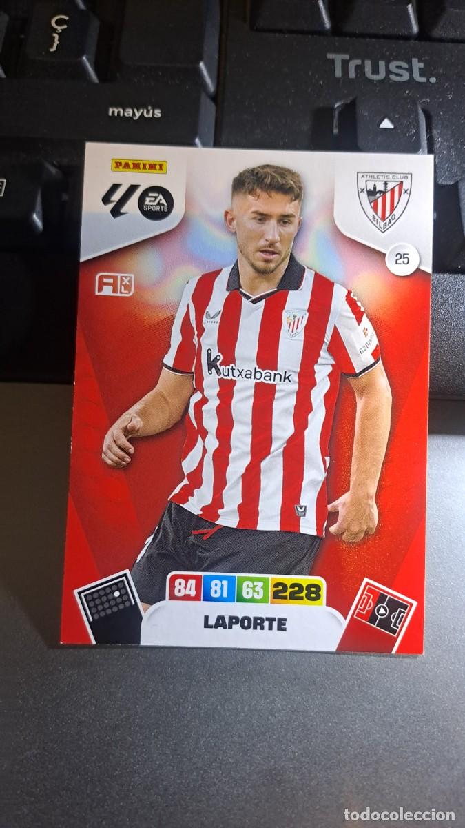 Coleccionismo cromos antiguos: ADRENALYN XL LAPORTE 25 ATHLETIC CLUB DE BILBAO CROMO LIGA 2025 2026 25 26 PANINI