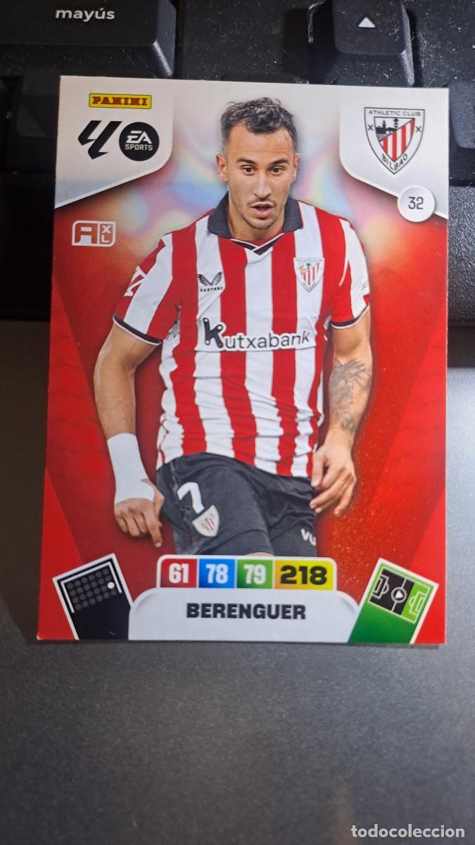 Coleccionismo cromos antiguos: ADRENALYN XL BERENGUER 32 ATHLETIC CLUB DE BILBAO CROMO LIGA 2025 2026 25 26 PANINI