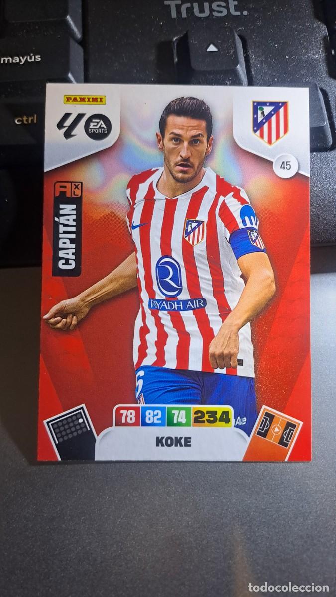 Coleccionismo cromos antiguos: ADRENALYN XL KOKE 45 ATLETICO DE MADRID CROMO LIGA 2025 2026 25 26 PANINI
