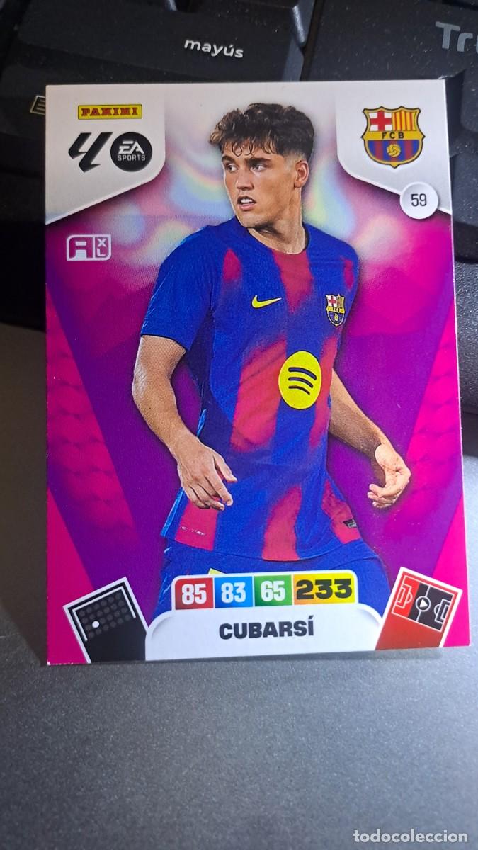 Coleccionismo cromos antiguos: ADRENALYN XL CUBARSI 59 BARCELONA CROMO LIGA 2025 2026 25 26 PANINI