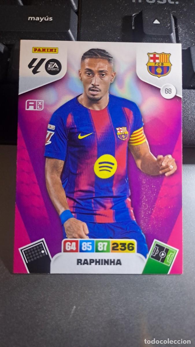 Coleccionismo cromos antiguos: ADRENALYN XL RAPHINHA 68 BARCELONA CROMO LIGA 2025 2026 25 26 PANINI