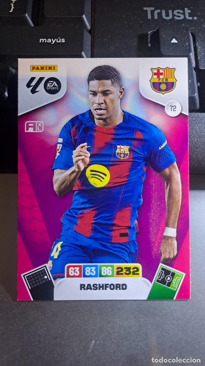 Coleccionismo cromos antiguos: ADRENALYN XL RASHFORD 72 BARCELONA CROMO LIGA 2025 2026 25 26 PANINI