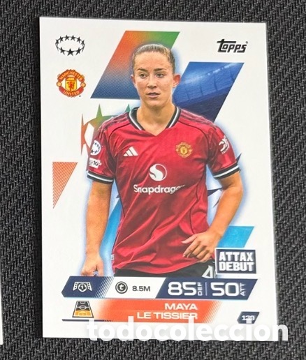 Collezionismo Figurine antiche: 139 LE TISSIER MANCHESTER UNITED Colecci&oacute;n match attax TOPPS 2025 2026