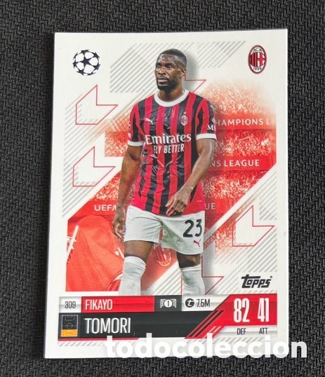 Coleccionismo cromos antiguos: 309 TOMORI MIL&Aacute;N Colecci&oacute;n match attax TOPPS 2024 2025