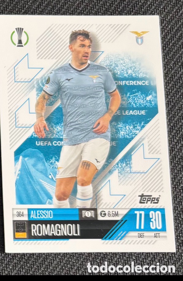 Coleccionismo cromos antiguos: 364 ROMAGNOLI LAZIO Colecci&oacute;n match attax TOPPS 2024 2025