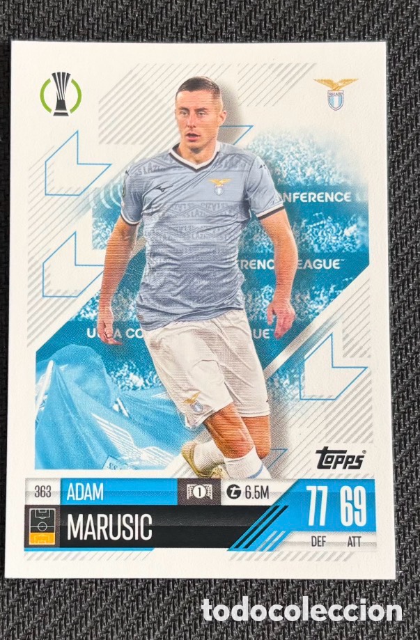 Coleccionismo cromos antiguos: 363 MARUSIC LAZIO Colecci&oacute;n match attax TOPPS 2024 2025