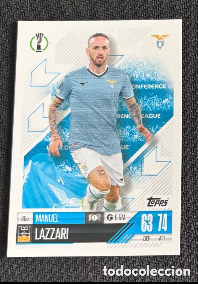 Coleccionismo cromos antiguos: 365 LAZZARI LAZIO Colecci&oacute;n match attax TOPPS 2024 2025
