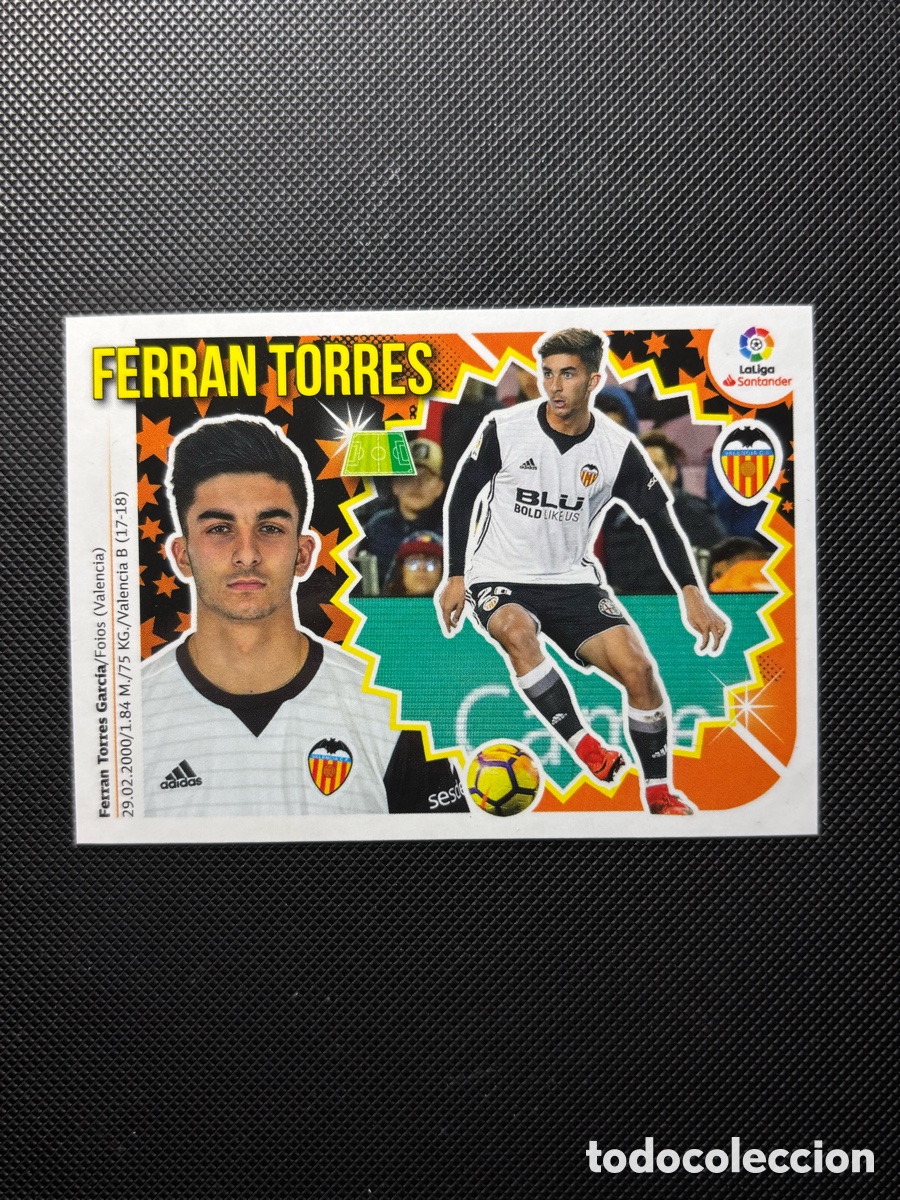 Coleccionismo cromos antiguos: FERRAN TORRES ROOKIE STICKER