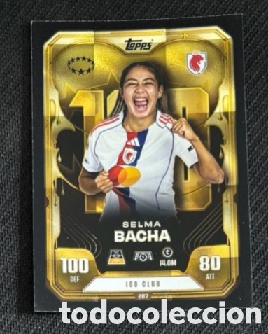 Coleccionismo cromos antiguos: BELMA BACHA LYON 100 CLUB Topps Match Attax Extra 2025 2026