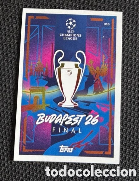 Coleccionismo cromos antiguos: CHAMPIONS LEAGUE MATCH ATTAX TOPPS BUDAPEST 2026 FINAL