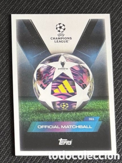 Coleccionismo cromos antiguos: CHAMPIONS LEAGUE MATCH ATTAX TOPPS MATCHBALL CHAMPIONS
