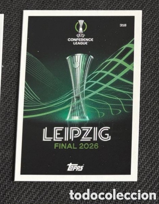 Coleccionismo cromos antiguos: CHAMPIONS LEAGUE MATCH ATTAX TOPPS FINAL LEIPZIG CONFERENCE
