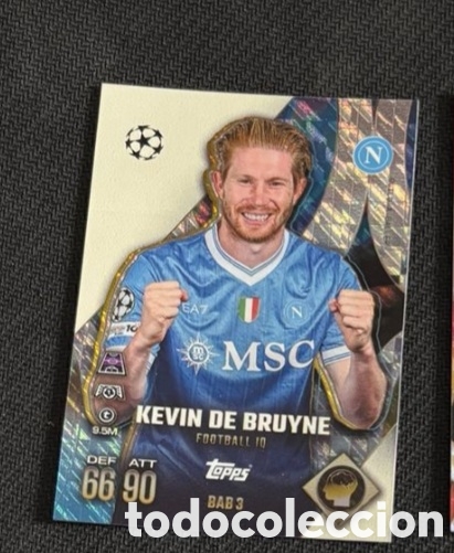 Coleccionismo cromos antiguos: BAB3 KEVIN DE BRUYNE NAPOLES Topps Match Attax Extra 2025-26