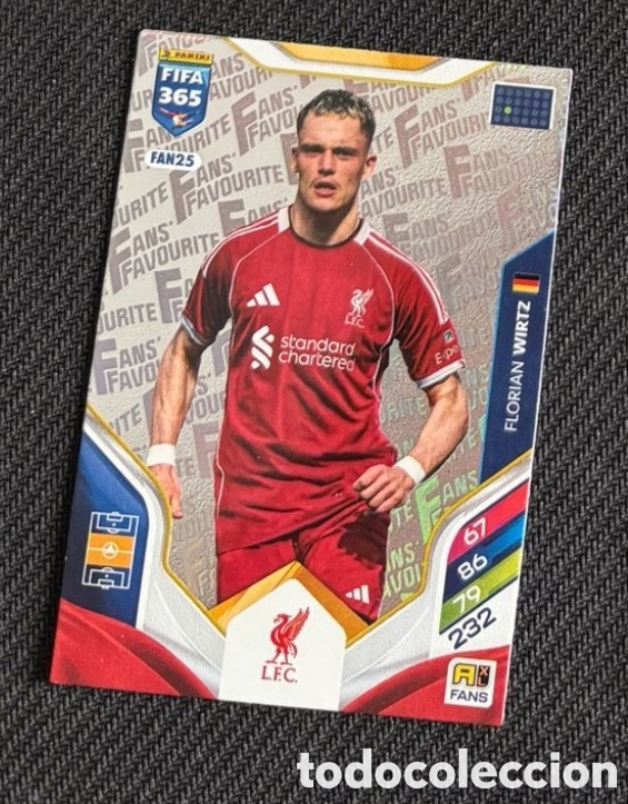 Coleccionismo cromos antiguos: WIRTZ LIVERPOOL FIFA 365 Fans Favourite 2026