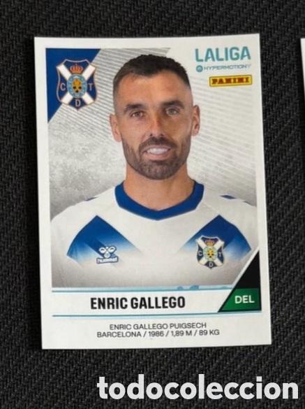 Coleccionismo cromos antiguos: ENRIC GALLEGO STICKER CROMO CD TENERIFE 2024 2025