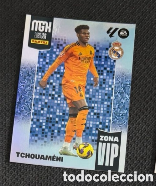 Coleccionismo cromos antiguos: TCHOUAMENI REAL MADRID ZONA VIP MGK MEGACRACKS 25 26