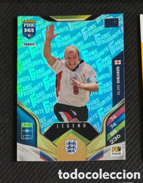 Coleccionismo cromos antiguos: ALAN SHEARER INGLATERRA LEGEND FIFA 365 Fans Favourite 2026
