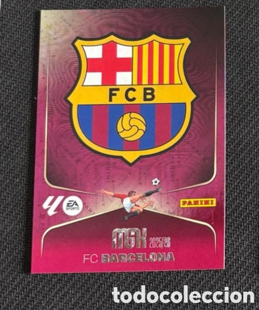 Coleccionismo cromos antiguos: Escudo FC BARCELONA 25 26 MGK MEGACRACKS