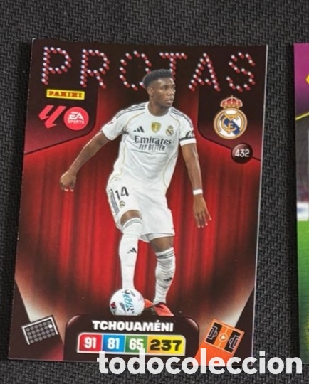 Coleccionismo cromos antiguos: TCHOUAMENI REAL MADRID PROTAS ADRENALYN XL 2025 2026