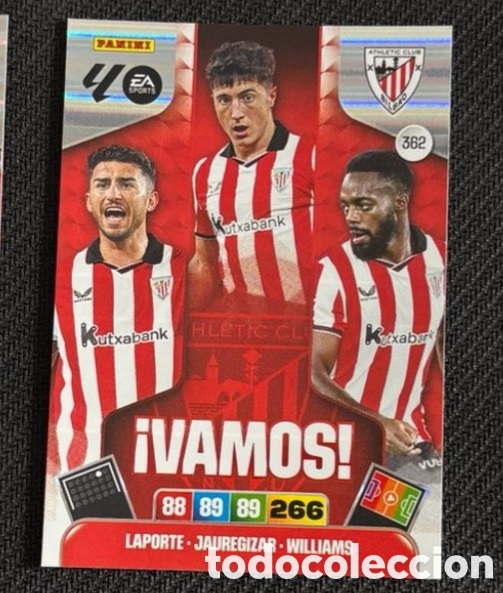 Coleccionismo cromos antiguos: 362 VAMOS ATHLETIC CLUB ADRENALYN XL LA LIGA ESPA&Ntilde;OLA 2025 2026