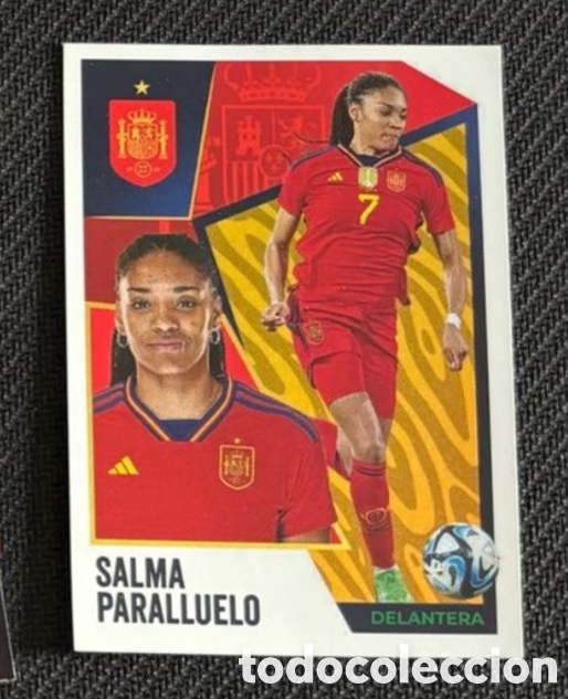 Coleccionismo cromos antiguos: SALMA PARALLUELO STICKER SELECCI&Oacute;N ESPA&Ntilde;OLA ESPA&Ntilde;A
