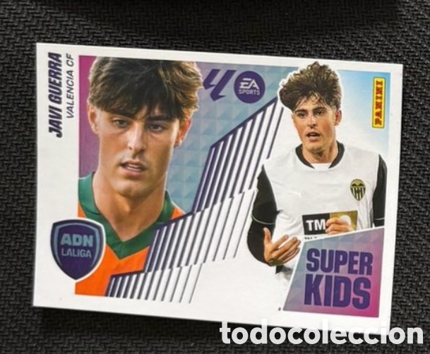 Coleccionismo cromos antiguos: JAVI GUERRA VALENCIA ADN LA LIGA SUPER KIDS LIGA ESTE 2025-2026