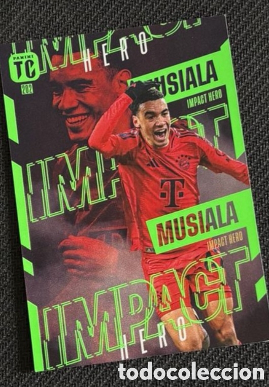 Coleccionismo cromos antiguos: 202 MUSIALA BAYERN MUNICH Panini Top Class 2025 Impact Hero