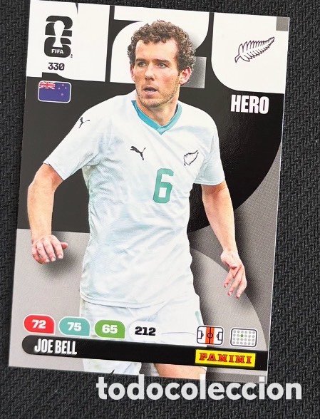Coleccionismo cromos antiguos: 330 JOE BELL NUEVA ZELANDA FIFA WORLD CUP MUNDIAL 2026