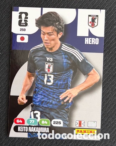 Coleccionismo cromos antiguos: 259 NAKAMURA JAP&Oacute;N FIFA WORLD CUP MUNDIAL 2026