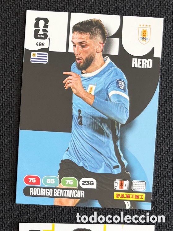 Coleccionismo cromos antiguos: 498 BENTANCUR URUGUAY FIFA WORLD CUP MUNDIAL 2026