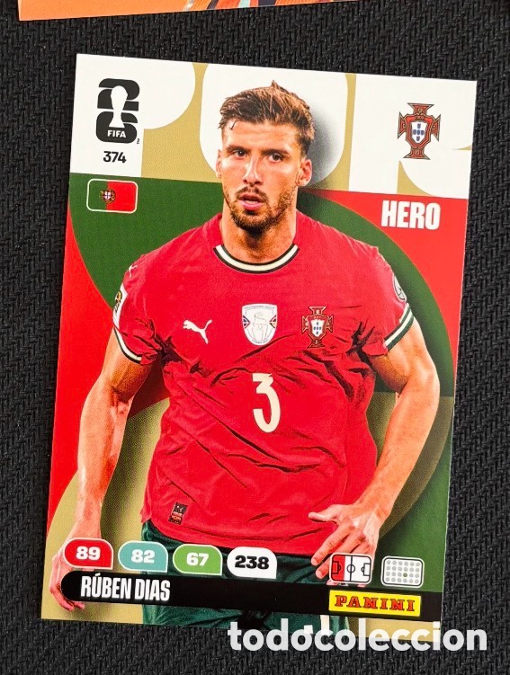 Coleccionismo cromos antiguos: 374 RUB&Eacute;N D&Iacute;AS PORTUGAL FIFA WORLD CUP MUNDIAL 2026