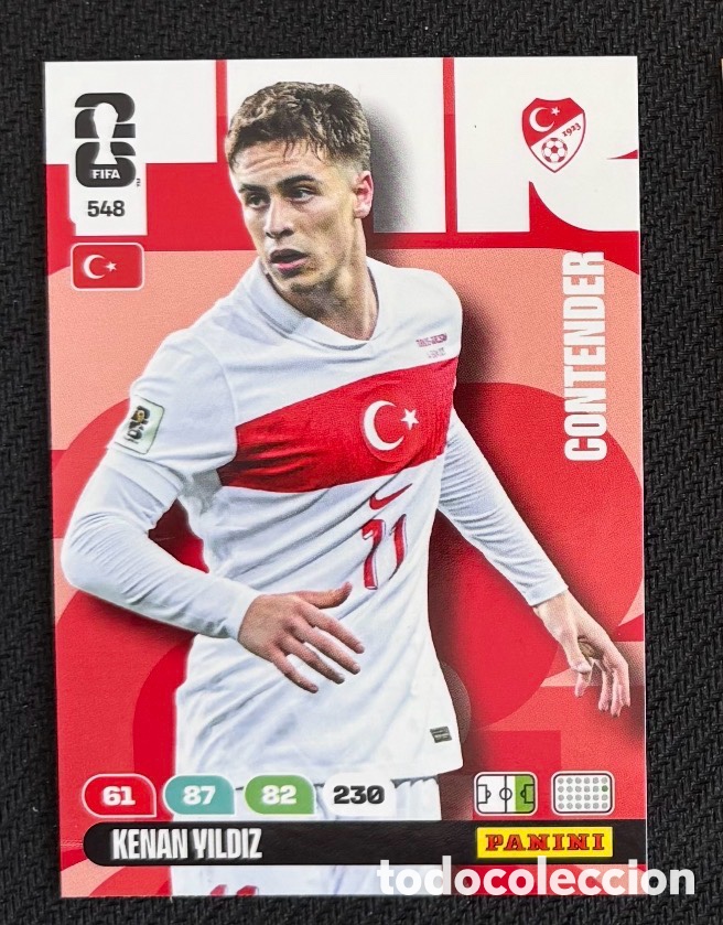 Coleccionismo cromos antiguos: 548 KENAN YILDIZ TURQU&Iacute;A FIFA WORLD CUP MUNDIAL 2026