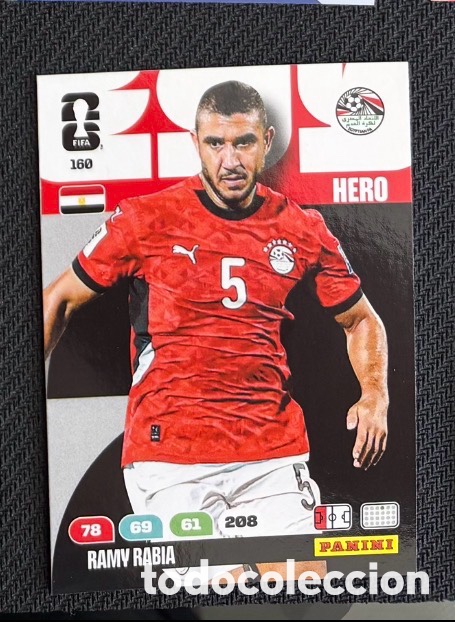 Coleccionismo cromos antiguos: 160 RAMY RABIA EGIPTO FIFA WORLD CUP MUNDIAL 2026