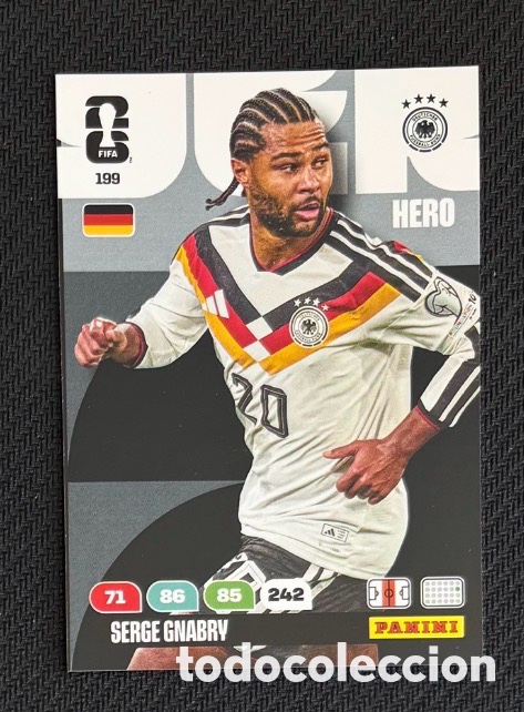 Coleccionismo cromos antiguos: 199 GNABRY ALEMANIA FIFA WORLD CUP MUNDIAL 2026