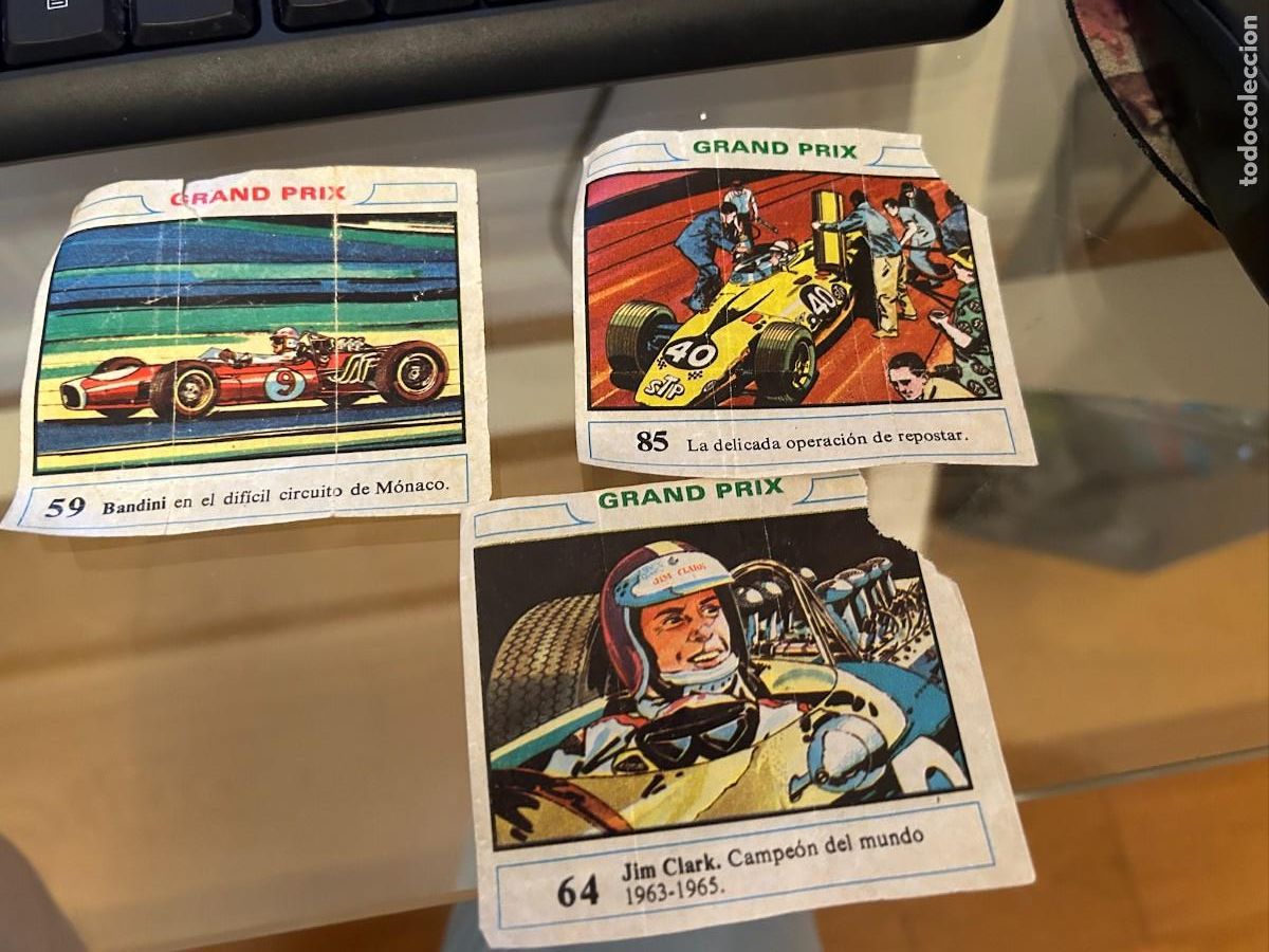 Coleccionismo cromos antiguos: gran prix n&ordm; 59-64-85 correctos